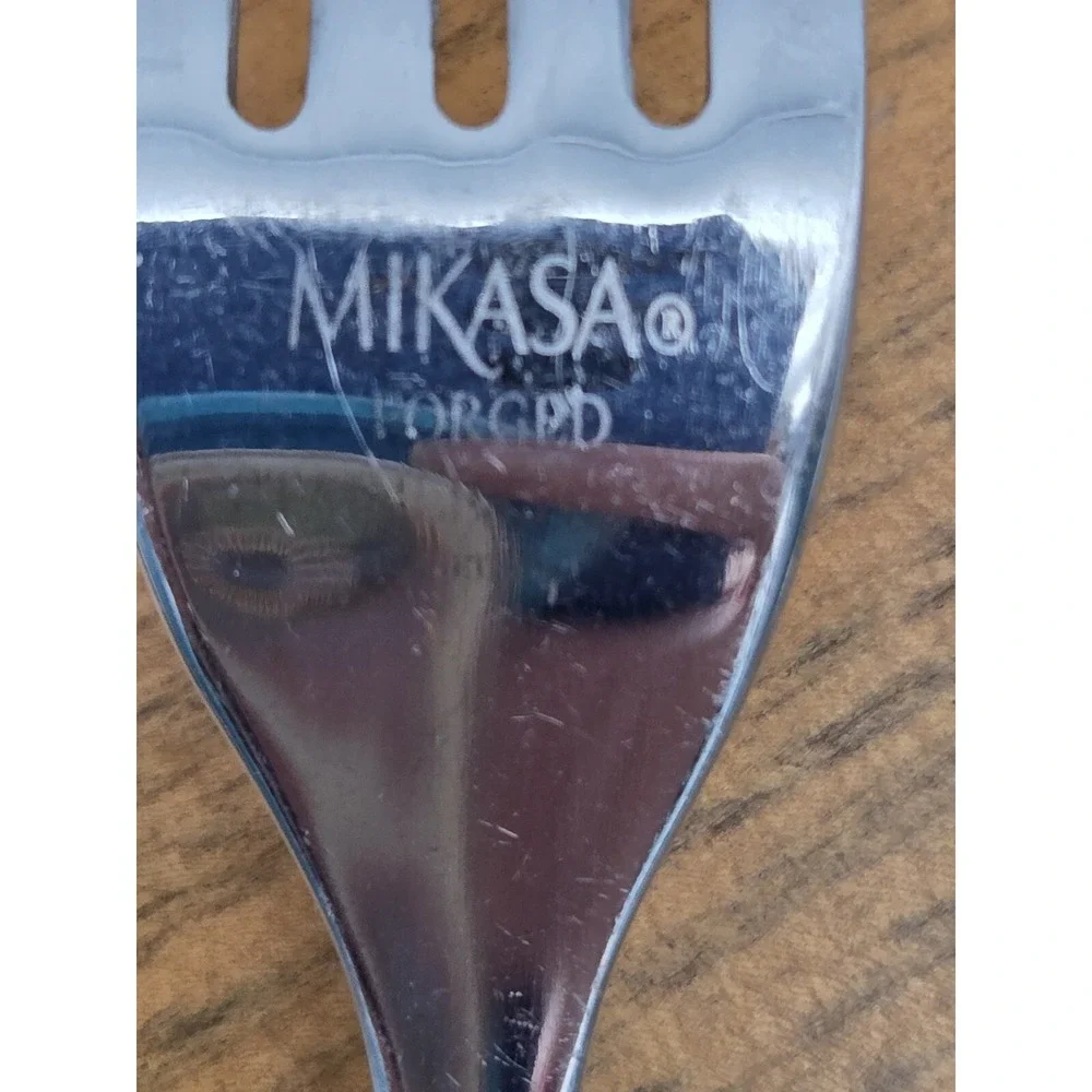 Mikasa Olivia Satin 1‎ Dinner Fork 1 Salad Fork 1 Soup Spoon Lot Stainless Steel